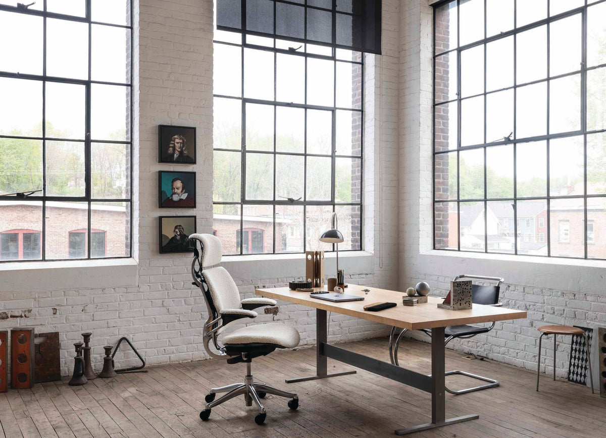 Humanscale Freedom Headrest chair in a modern home office 
