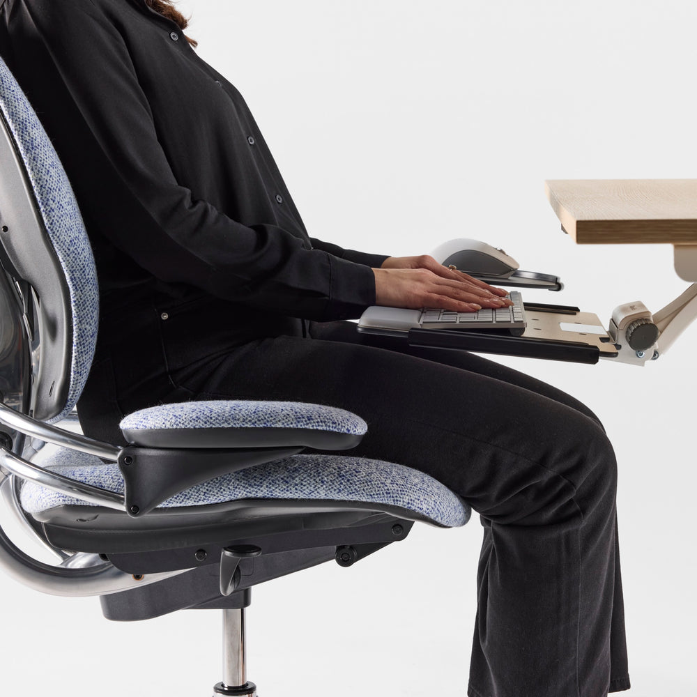Improves typing posture