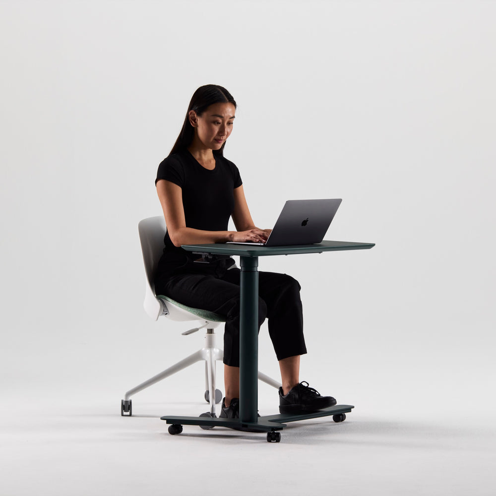 Offset leg design for better legroom