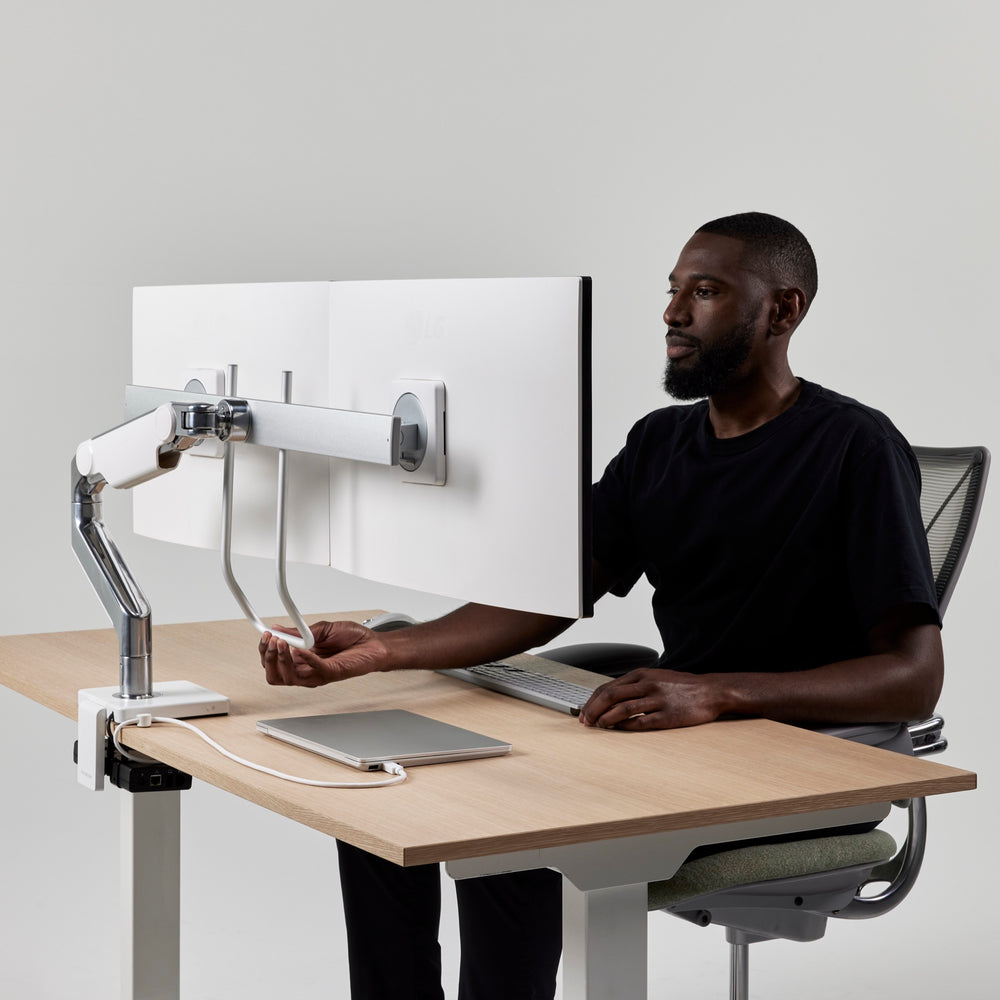 Monitor Arm Position Premium Ergonomic Monitor Arms for the Home Office – Humanscale