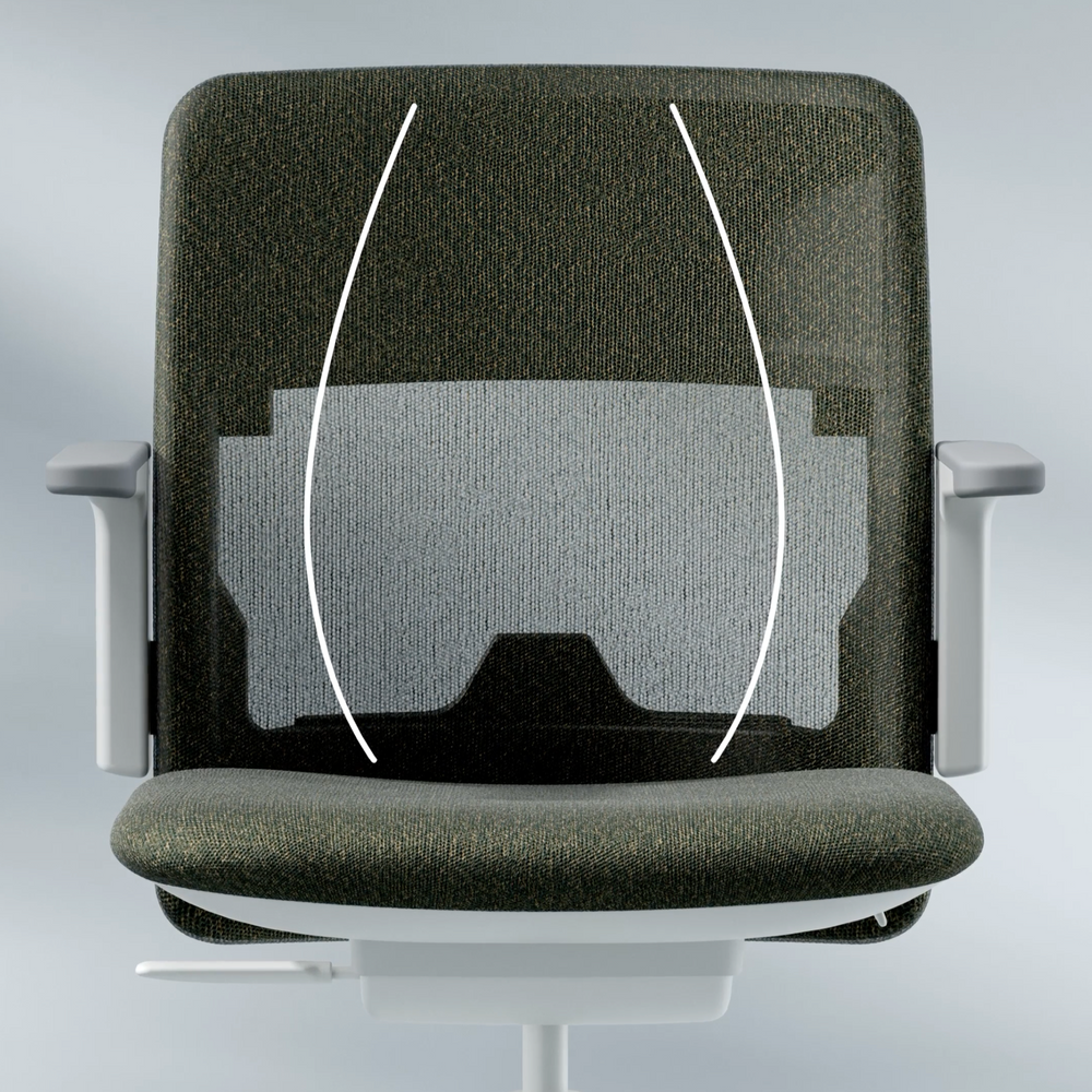 Comfortable back support that adapts to you