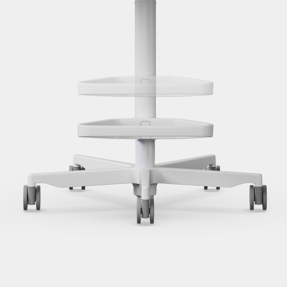 Auto-adjusting footrest