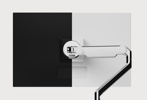 Humanscale M2 Pro monitor arm with adjustable pivot joints and cable management