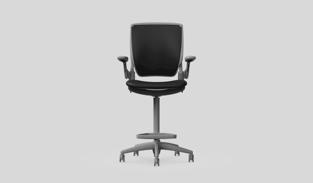 Auto-adjusting Foot Rest for Stool Configurations